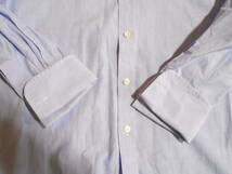 未使用タグ付　英国老舗シャツメーカー Hilditch & Key ヒルディッチ ＆ キー （1899年創業） 爽やかなドレスシャツ　UK15.5 39cm_画像6