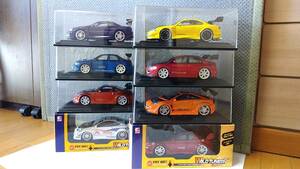 ★☆ワイルドチューナー WILD TUNER シリーズ 8台セットダイキャストモデル 1／24 GT-R WRX Type-R 等☆★