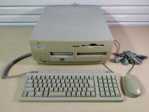 レトロ ♪ Apple Power Macintosh 7600/132 PC本体 プラス キーボード マウスセット 当時物 デスクトップ Mac パソコン