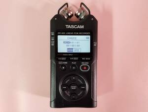 動作美品 ♪ TASCAM オーディオレコーダー DR-40X 録音 ASMR マイク 高性能 レコーディング 弾いてみた Youtube