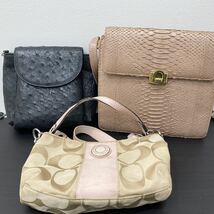 （D4696-）1円スタート！！バッグ まとめ　11点　ハンドバッグ ショルダーバッグ 冠婚葬祭　COACH FURLA_画像6