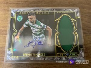 2017-18/Topps UCL Museum/Bruno Fernandes/ブルーノ・フェルナンデス/直筆サインジャージカード/50枚限定