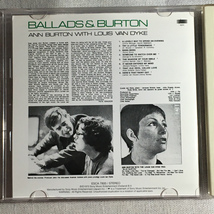 ANN BURTON「BALLADS & BURTON」＊ヨーロッパ最高のヴォーカリストと称賛されたアン・バートンを代表する人気アルバム　＊1970年作品_画像3