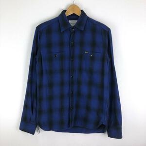 STUDIO D*ARTISAN stereo . Dio *da*ruchi The n long sleeve work shirt check cotton M 10072738