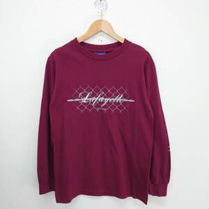 LAFAYETTE ラファイエット BARBED WIRE L/S TEE ロングスリーブ 長袖Tシャツ ロンT バーガンディー未使用 S 10109319