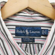 RALPH LAUREN ラルフローレン ボタンダウンシャツ BD ストライプ 17 10114510_画像6