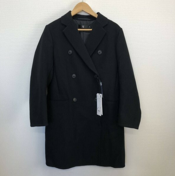 未使用 UNIQLO × JIL SANDER ユニクロ ジルサンダー +J ダブルフェイスダブルブレストコート M 10093169