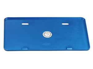 ポッシュフェイス POSH Faith 角型 アルミライセンスプレート（ナンバープレート用） L （126cc-） ブルー 500191-01-10