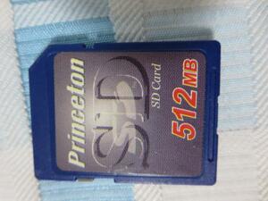 Princeton SD memory card 512MB