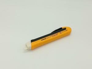 送料無料 検電器 電圧テスターペン アラーム機能 高低圧 新品 未使用 オレンジ