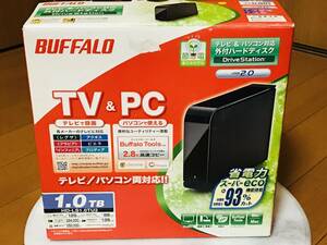 ★BUFFALO HD-LS1.0TU2 ドライブステーション スーパーeco・バッファローツールズ対応 USB2.0用 1TB] 外付けHDD/SSD TV &パソコン対応★