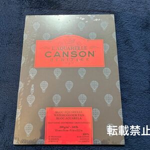 マルマン 水彩紙 キャンソン ヘリテージ パッド 極細 23x31mm 12枚入 100720018 高級水彩紙 廃盤