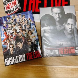 HiGH&LOW THE LIVE【初回限定盤】HiGH & LOW THE RED RAIN 【豪華盤】DVD 2点セット