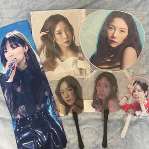 全て未使用品 少女時代 テヨン taeyeon うちわ スローガン ビッグフォト セット