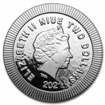 ★１円から開始★【新品】『フクロウ銀貨 1オンス 2021年製』ニュージーランド造幣局発行_画像2
