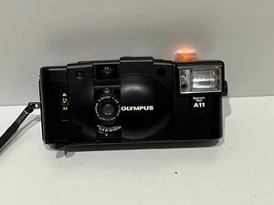 OLYMPUS オリンパス XA2 コンパクトフィルムカメラ A11 DZUIKO 35mm f:3.5 ストロボセット 通電・シャッターOK