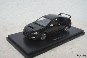 エブロ スバル WRX STI VAB 2014 1/43 ミニカー 黒