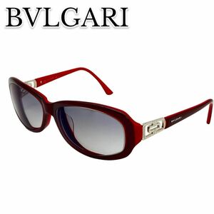 【BVLGARI】ブルガリ メガネ サングラス 色付き 度入り ボルドーカラー