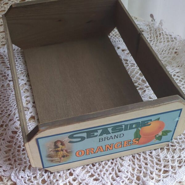 カントリー雑貨　木製ボックス　インテリア