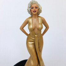 ■最安■マリリン モンロー イメージ フィギュア サイズ 約18cm セクシー ドレス インテリア プレゼント 装飾_画像5