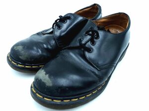 Dr.Martens ドクターマーチン スチールトゥ ３ホール レザー シューズ sizeUK6（25cm）/黒 ■■ ☆ eba1 メンズ