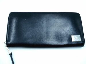 Calvin Klein Calvin Klein leather round Zip long wallet black ## * ebb5 men's 