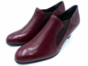  beautiful goods BIEN ANDARbien under 6000 made in Japan bootie - boots size23EEE/ bordeaux *# * ebb5 lady's 