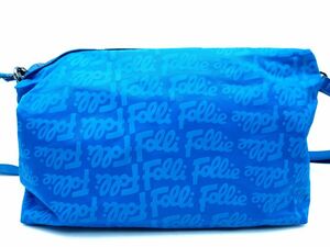 Folli Follie folifori Total Pattern Sweads Bag Blue ■■ ☆ Ebc0 Ladies