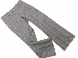 UNTITLED Untitled wool . slacks pants size2/ white x black *# * eba1 lady's 