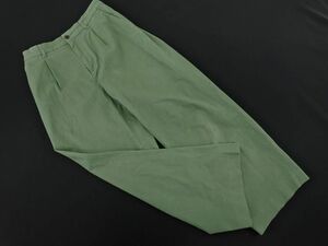 GLOBAL WORK glow bar Work chino pants sizeL/ khaki ## * eba1 lady's 