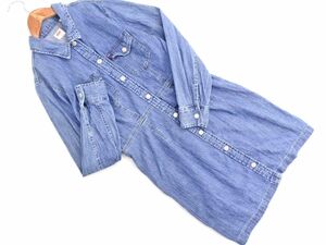 LEVI’S リーバイス デニム シャツ ワンピース sizeM/ブルー ◇■ ☆ eba1 レディース