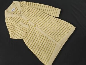 ホコモモラ ウール混 ロング カーディガン size40/アイボリー ◇■ ☆ eba5 レディース