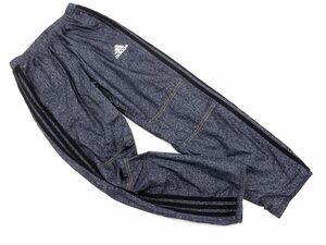 adidas アディダス キッズ ３ライン ロゴ ジョガー パンツ size150ｃｍ/紺 ◇■ ☆ eba6 子供服