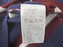 CECIL McBEE セシルマクビー ボーダー ニット セーター sizeM/赤ｘ紺ｘ白 ◇■ ☆ eba7 レディース_画像5