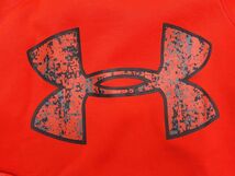 UNDER ARMOUR アンダーアーマー 裏起毛 プルオーバー パーカー sizeYMD（135ｃｍ〜145ｃｍ）/赤 ◇■ ☆ eba7 子供服_画像4