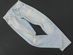 G-STAR RAW ジースターロゥ 3301 ボタンフライ テーパード デニムパンツ size28/水色 ■■ ☆ eba9 メンズ