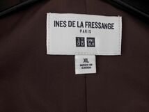 UNIQLO INES DE LA FRESSANGE ユニクロ イネス チェック ジレ ベスト sizeXL/オフホワイト ◇■ ☆ ebb3 レディース_画像5