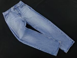 ユニクロ ユー ルメール USED加工 ストレート デニムパンツ size27/青 ■■ ☆ ebb3 レディース