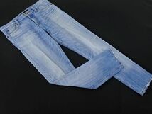 JET LOSANGELES ジェット ロサンゼルス USED加工 デニムパンツ size25/青 ■■ ☆ ebb3 レディース_画像1