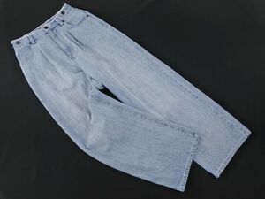 Chico チコ USED加工 ワイド デニムパンツ size0/青 ■■ ☆ ebb3 レディース