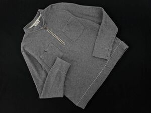 GLOBAL WORK グローバルワーク スウェット ハーフジップ プルオーバー カットソー sizeS/グレー ◇■ ☆ ebb4 レディース