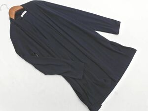 a.v.v アーヴェヴェ ショール カーディガン sizeS/紺 ■◇ ☆ ebb5 レディース