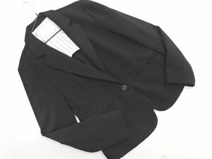 VIS screw tailored jacket sizeM/ black *# * ebb5 lady's 