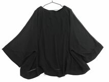 ZARA WOMAN ザラ ウーマン シフォン プルオーバー カットソー sizeM/黒 ■◇ ☆ ebb6 レディース_画像4