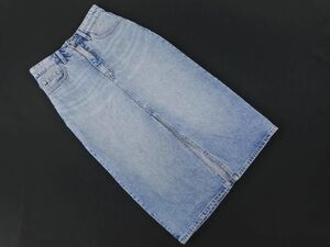 ZARA ザラ タイト デニムスカート sizeXS/青 ■■ ☆ ebb6 レディース