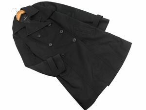 INDIVI Indivi trench coat size38/ black *# * ebb6 lady's 