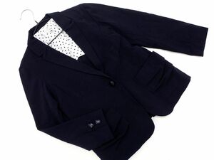 新品 a.v.v アーヴェヴェ テーラード ジャケット 130cm 紺 ■◇ ☆ ebb9 子供服