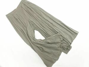UNTITLED Untitled tuck gya The - wide pants size2/ charcoal ## * ebc0 lady's 