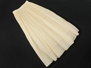 NATURAL BEAUTY BASIC Natural Beauty Basic long pleated skirt sizeXS/ ivory #* * ebc0 lady's 