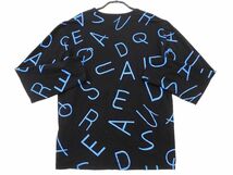 Dsquared2 ディースクエアード アルファベット 柄 Tシャツ sizeXXL/黒 ■◇ ☆ ebc1 メンズ_画像5